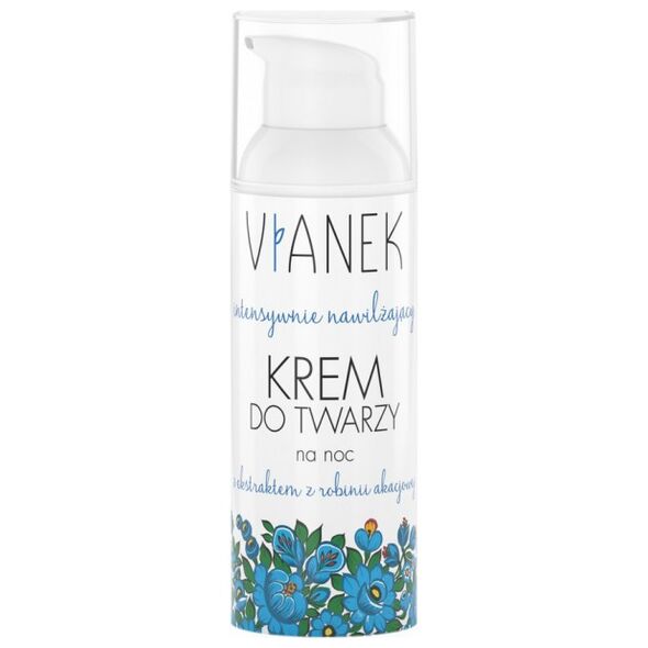 Vianek Intensywnie nawilżający krem do twarzy na noc 50ml