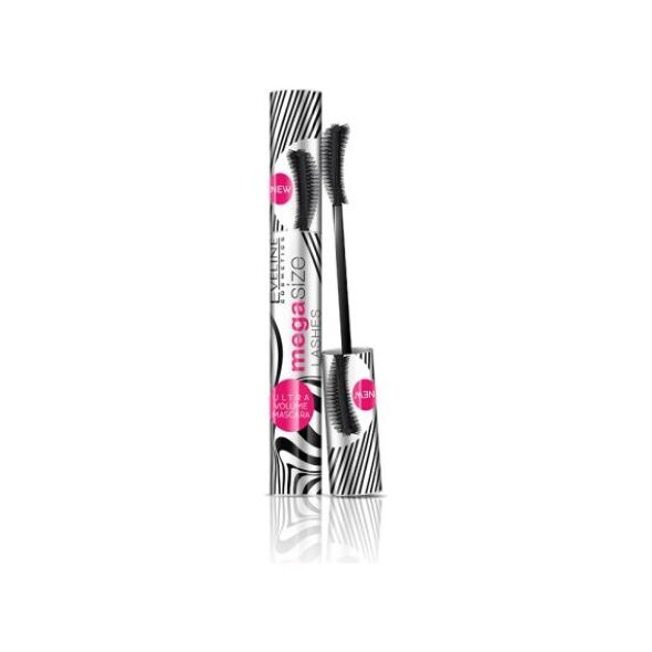 Eveline Maskara Mega Size Lashes Super Curl podkręcająca 10ml