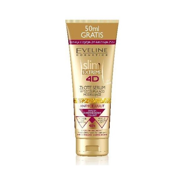 Eveline 4D slim EXTREME Złote serum antycellulitowe 250ml