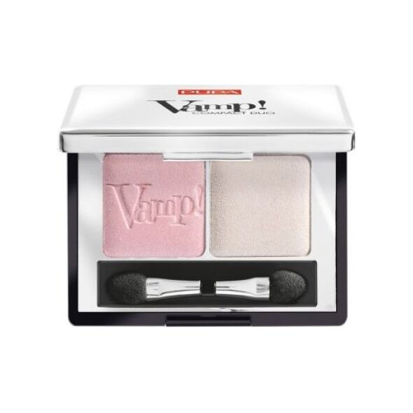 Pupa Vamp! Compact Duo Eyeshadow Podwójne cienie do powiek 001 Rose Perlage 2,2g