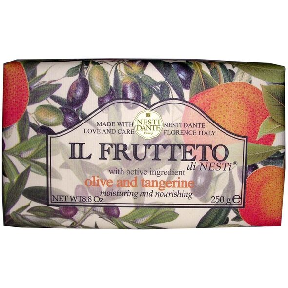 Nesti Dante Il Frutteto Olive And Tangerine mydło toaletowe 250g
