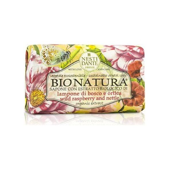 Nesti Dante Bio Natura Wild Raspberry And Nettle mydło toaletowe 250g