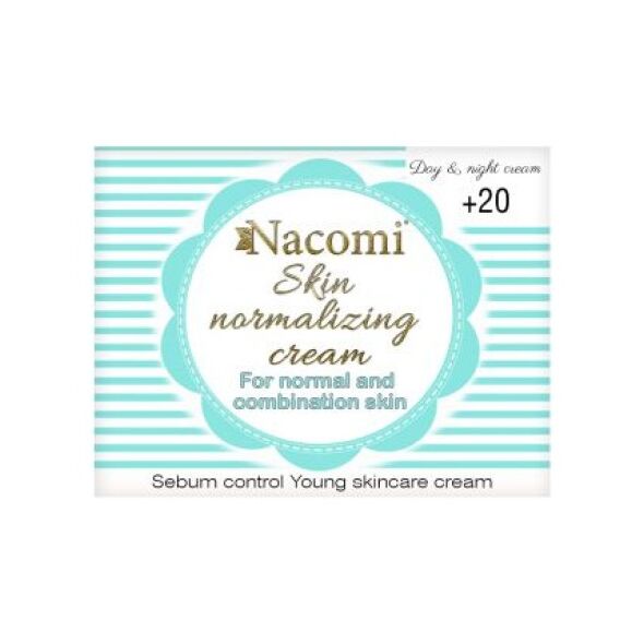Nacomi Normalizujący krem na dzień dla młodej cery 20+ 50 ml