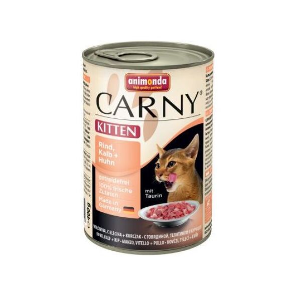 Animonda CARNY Kitten Cielęcina i kurczak 400g