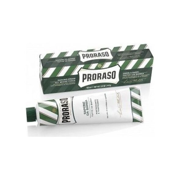 Proraso Proraso Green Tradycyjne mydło do golenia w tubce do cery normalnej 150 ml