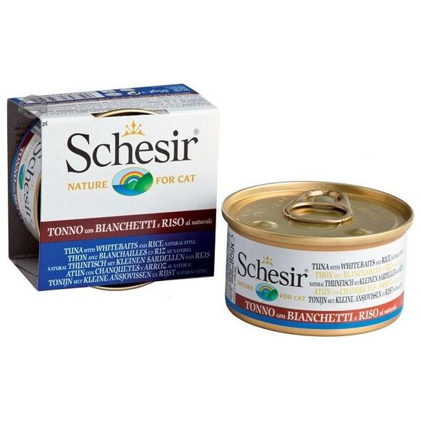 Schesir SCHESIR KOT 85g pusz. TUNA SMAŻONE RYBY