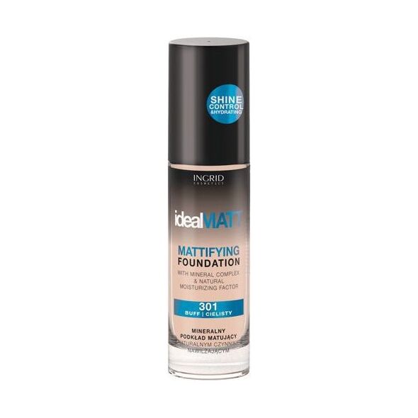 Ingrid Podkład mineralny matujący Ideal Matt nr 303 30ml