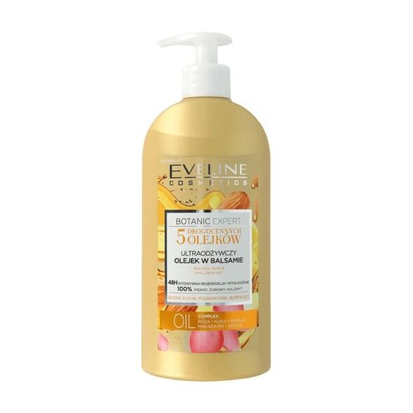 Eveline Botanic Expert Ultraodżywczy Olejek w balsamie do ciała 5 olejków 350ml