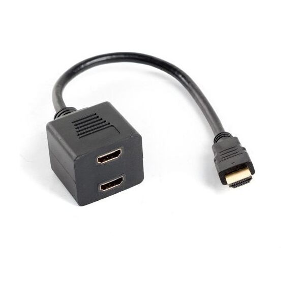 Lanberg splitter HDMI - 2x HDMI (AD-0019-BK)