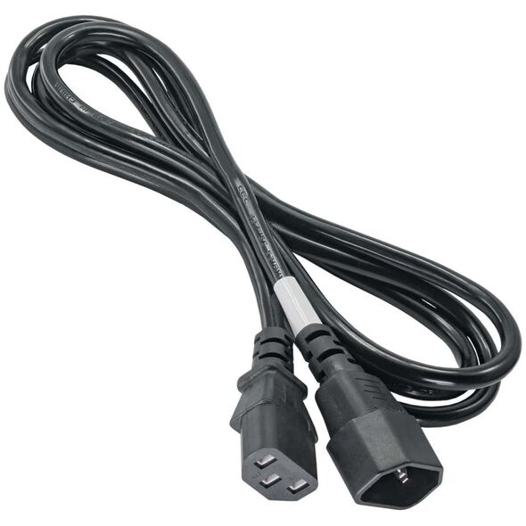 Kabel zasilający Akyga Przedłużacz, 1.8m, czarny (AK-PC-03A)