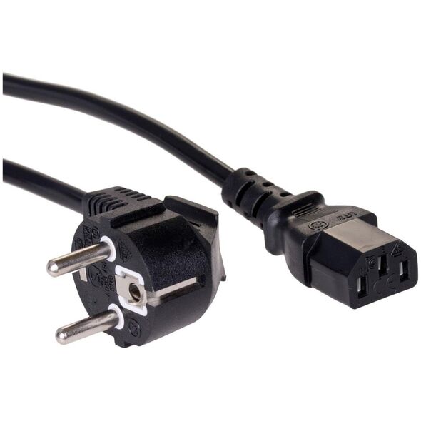 Kabel zasilający Akyga 3m czarny (AK-PC-06A)