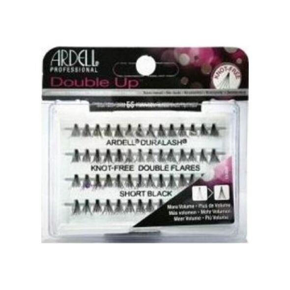 Ardell Double Up zestaw 96 kępek rzęs Short Black