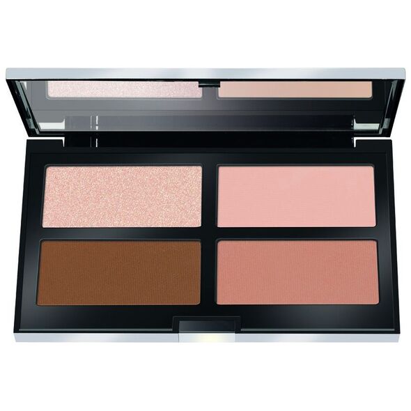 Pupa Contouring & Strobing Ready 4 Selfie Powder Palette paleta pudrów do konturowania i strobingu 002 Pelli Medie 17.5g