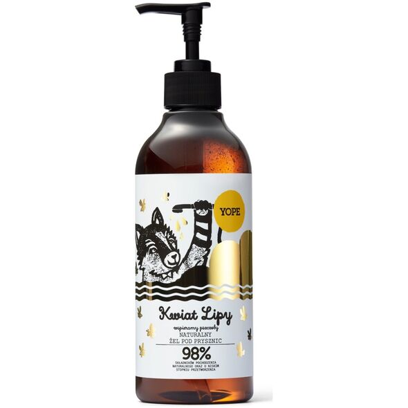 Yope Naturalny żel pod prysznic Kwiat Lipy 400ml