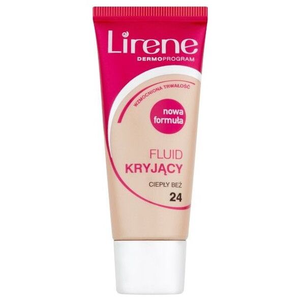 Lirene Dermo Fluid Kryjący Nr 24 Ciepły Beż 30 ml