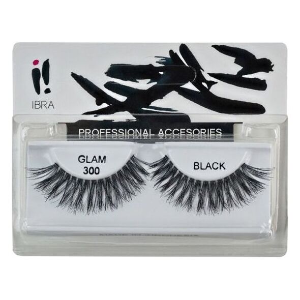 Ibra IBRA_Para sztucznych rzęs na pasku Glam 300 Black