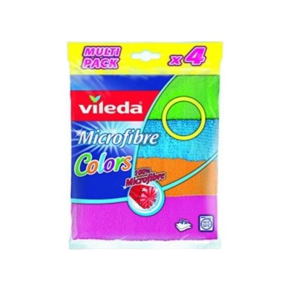 Vileda Ściereczki microfibra Colors 4szt. (150542)