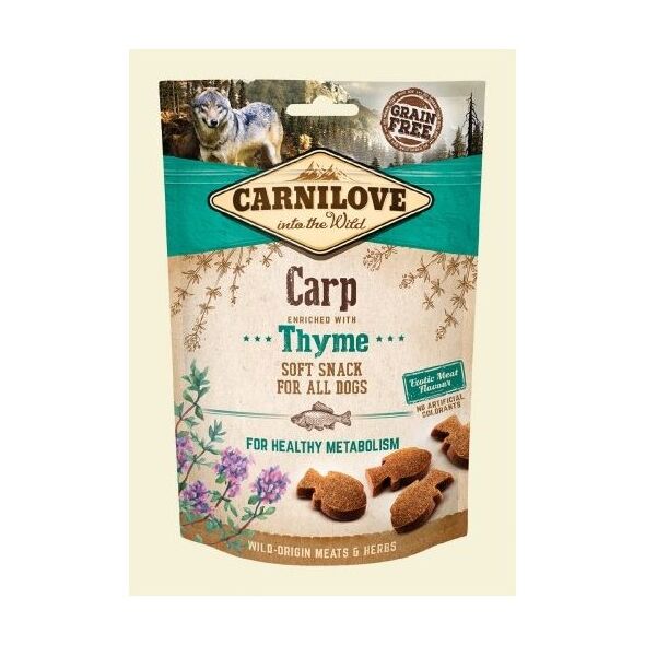 Carnilove Przysmak Dog Snack Fresh Soft Carp+Thyme 200g