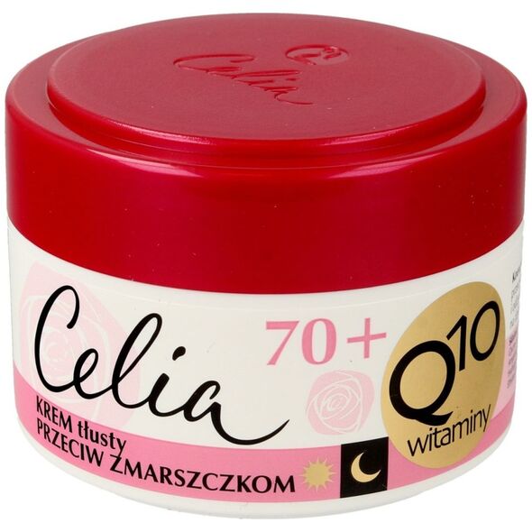 Celia Krem do twarzy Q10 Witaminy 70+ przeciwzmarszczkowy 50ml