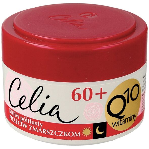 Celia Krem do twarzy Q10 Witaminy 60+ przeciwzmarszczkowy 50ml