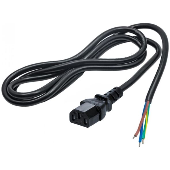 Kabel zasilający Akyga Kabel Akyga AK-OT-02A (C13 / IEC C13 / IEC 320 C13 M | 1,5m| kolor czarny)