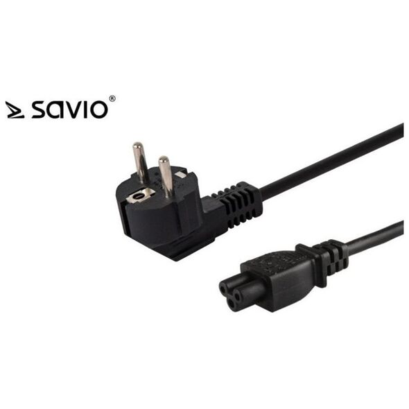 Kabel zasilający Savio Przewód zasilający do laptopa koniczynka SAVIO CL-67 1,2m, wielopak 10 szt., 3pin-SAVIO CL-67Z
