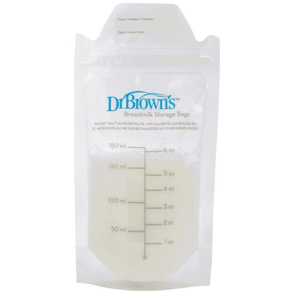 Dr Browns Woreczki na pokarm 25x180ml (000021)