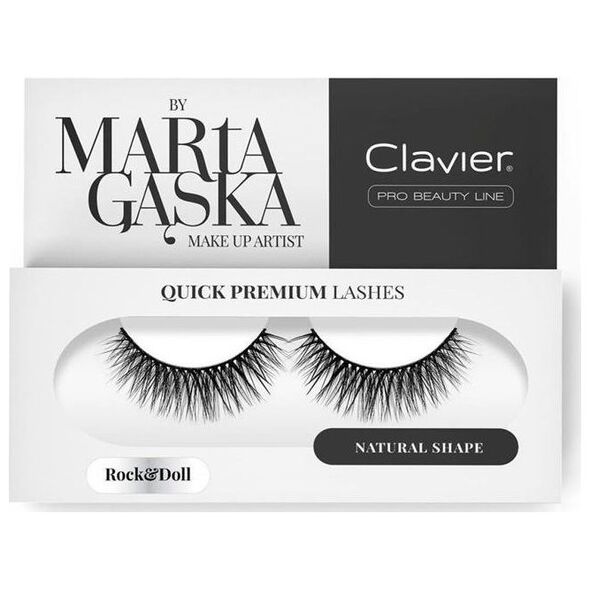 Clavier CLAVIER_Quick Premium Lashes rzęsy na pasku Rock Doll 804