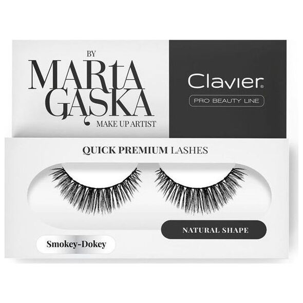 Clavier CLAVIER_Quick Premium Lashes rzęsy na pasku Smokey-Dokey 809