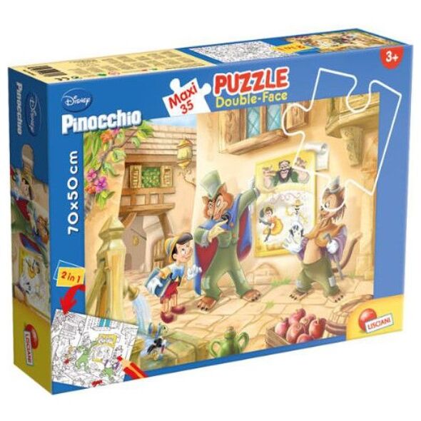 Lisciani Puzzle dwustronne MAXI 35el Pinokio 304-48182