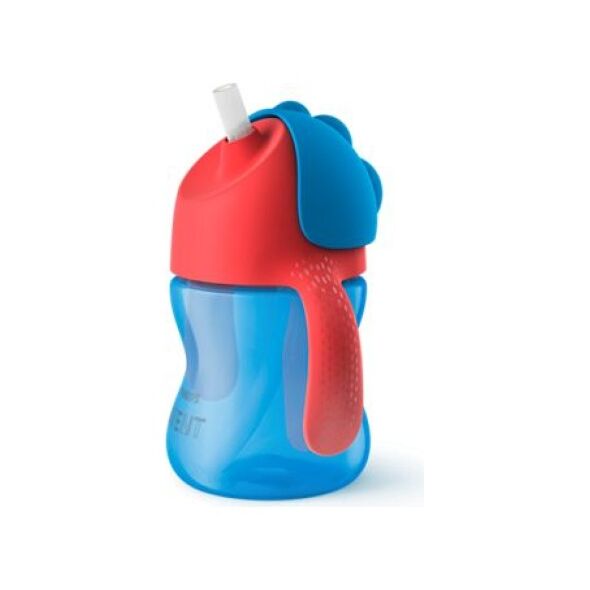 Avent Kubek / bidon niekapek ze słomką niebieski 200ml (SCF796/01)