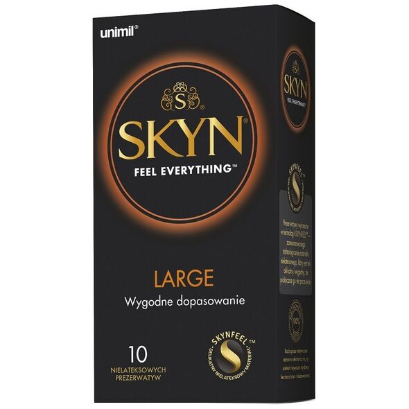 UNIMIL UNIMIL_Skyn Large nielateksowe prezerwatywy 10sztuk