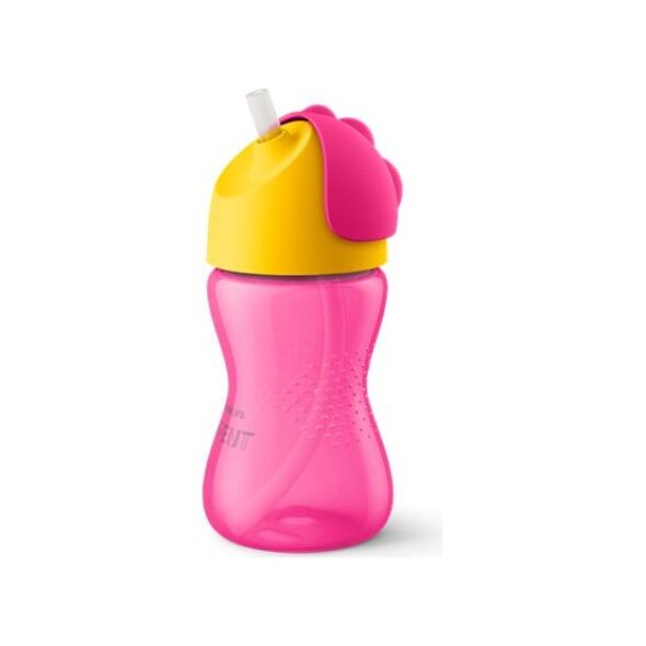 Avent Kubek ze Słomką Różowy 300 ml (SCF798/02)