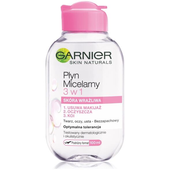 Garnier Skin Naturals Płyn micelarny 3w1 - skóra wrażliwa 100ml