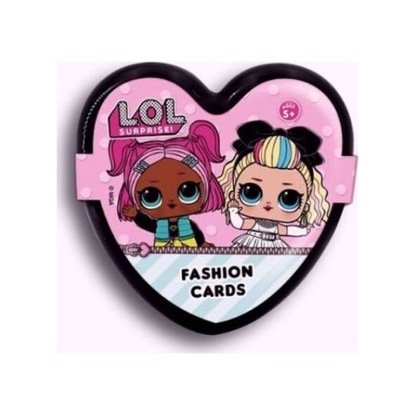 Lisciani Lol Surprise Fashion Cards - Czarne Serduszka