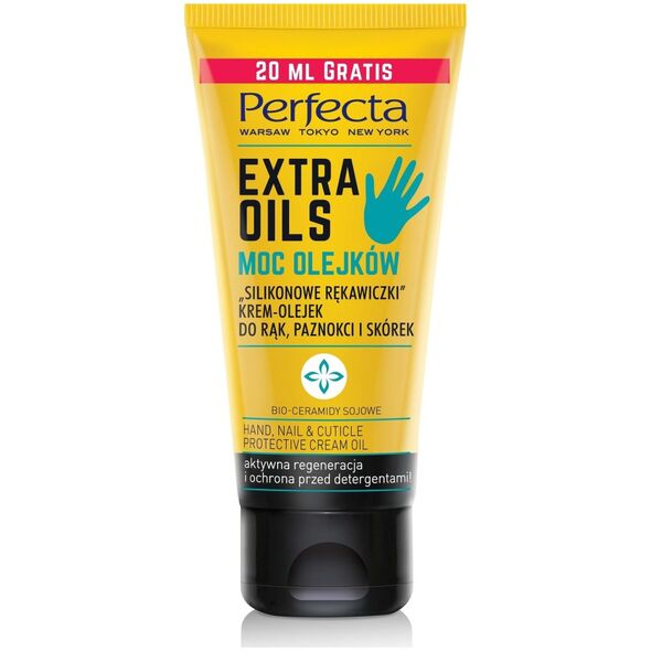 Perfecta Extra Oils Krem-Olejek do rąk "Silikonowe Rękawiczki" 80ml