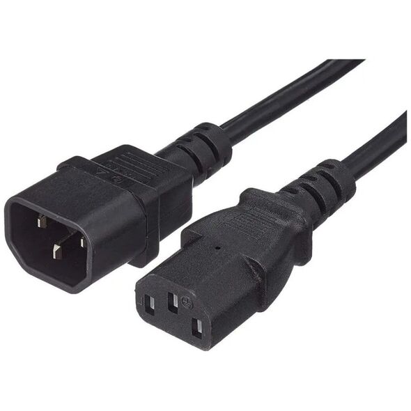 Kabel zasilający PremiumCord PREMIUMCORD Kabel napájecí 230V prodlužovací 0.5m