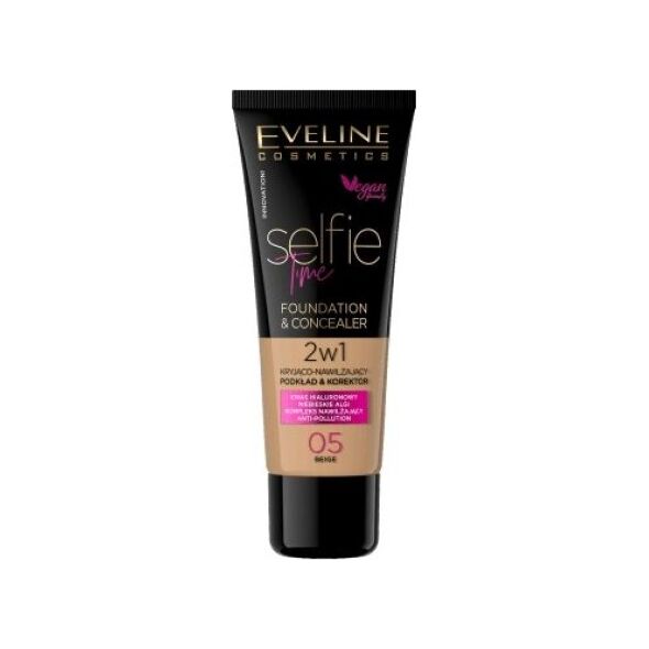 Eveline Selfie Time 2w1 05 Beige 30ml