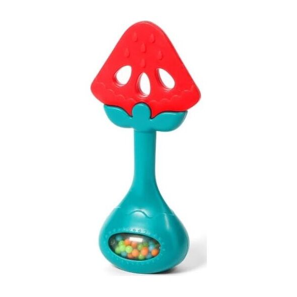 BabyOno 499/02-EDUKACYJNY GRYZAK Z GRZECHOTKĄ TA STY WATERMELON
