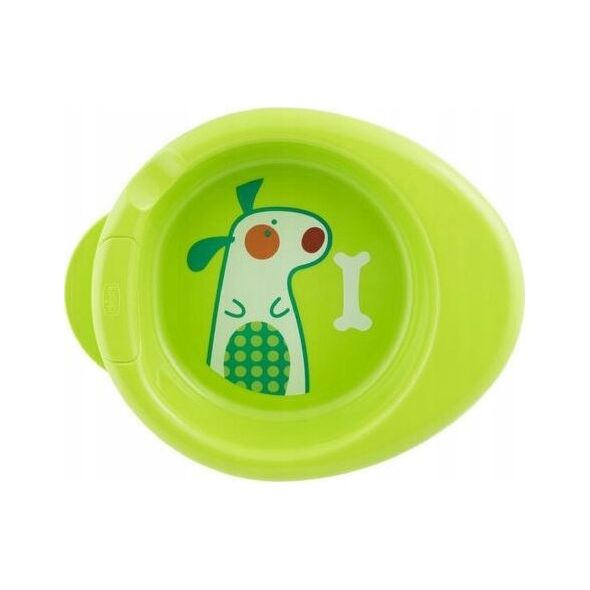 Chicco Talerz podgrzewany 2w1 zielony