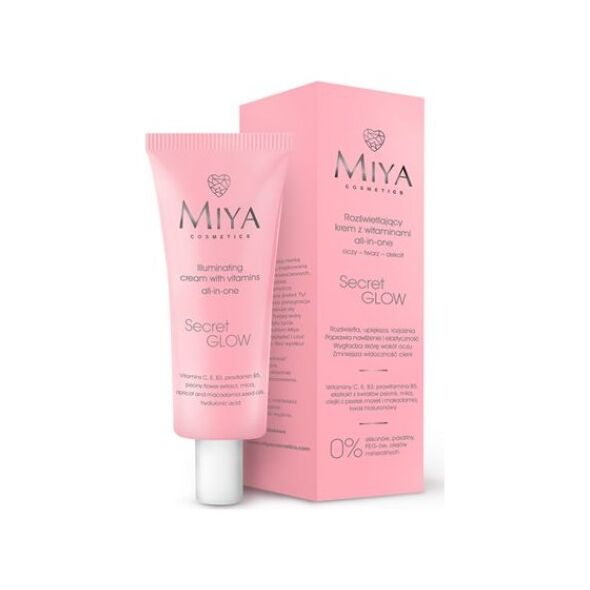 Miya Krem do twarzy Secret Glow z witaminami rozświetlający 30ml