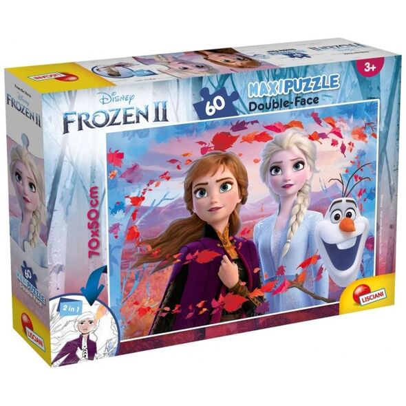 Lisciani Puzzle Supermaxi 60 dwustronne Frozen 2