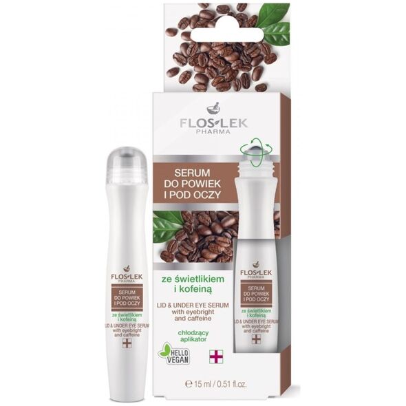 Floslek Serum do powiek i pod oczy ze świetlikiem i kofeiną 15ml