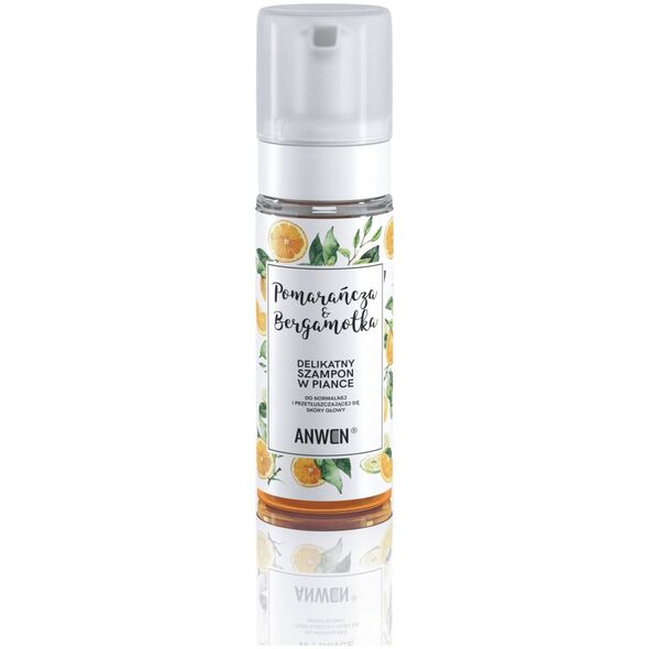Anwen Szampon w piance do włosów Pomarańcza&Bergamotka 170ml