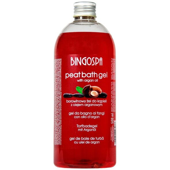 BingoSpa Płyn do kąpieli Borowinowy z olejem arganowym 500ml