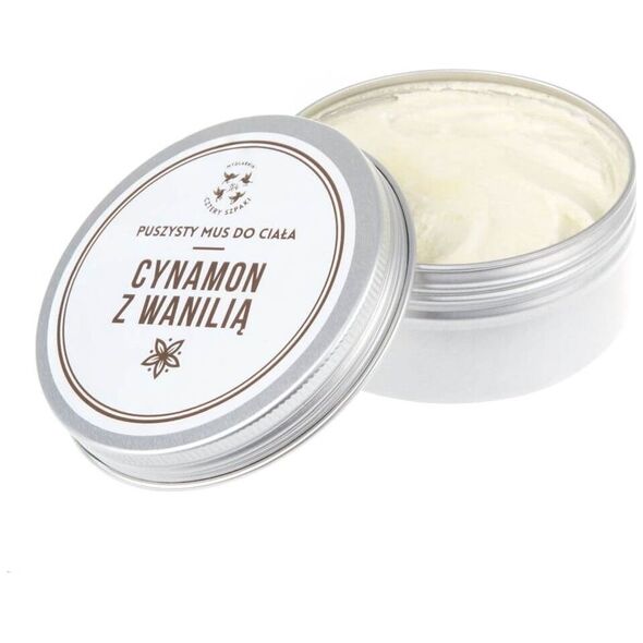 Mydlarnia Cztery Szpaki Mus do ciała Cynamon i Wanilia 150 ml - Cztery Szpaki
