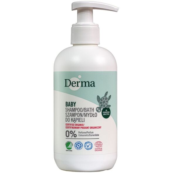 Derma Derma Eco Baby Szampon-mydło do kąpieli - 250 ml