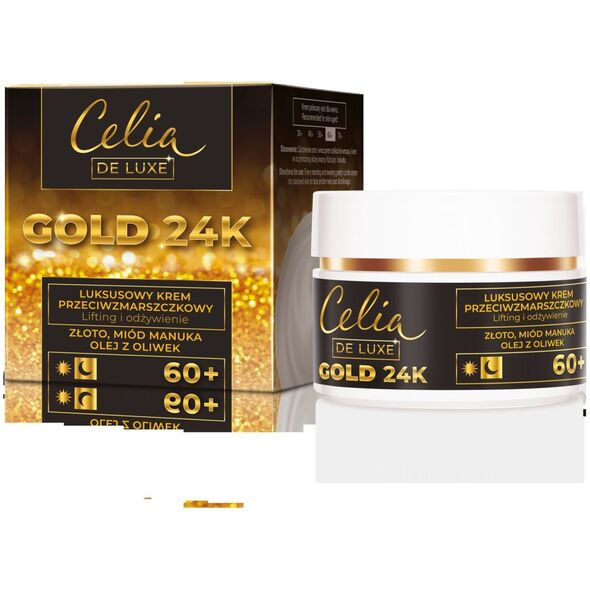 Celia Gold 24K Luksusowy Krem przeciwzmarszczkowy 60+