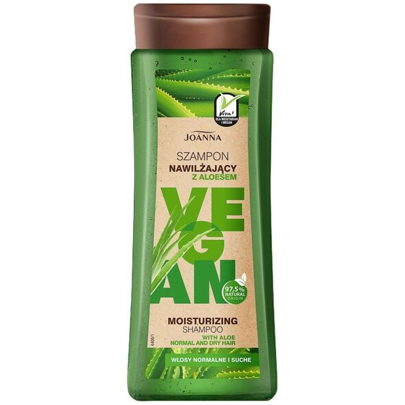 Joanna Vegan Szampon do włosów nawilżający Aloes