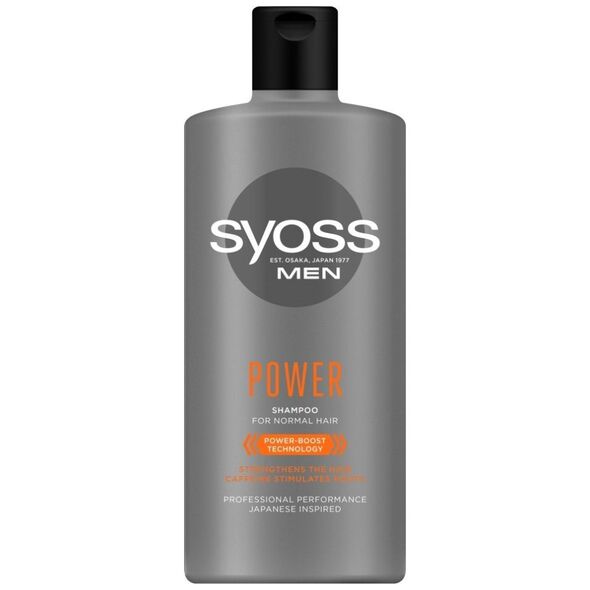 Syoss Syoss Men Power Szampon wzmacniający - włosy normalne 440ml